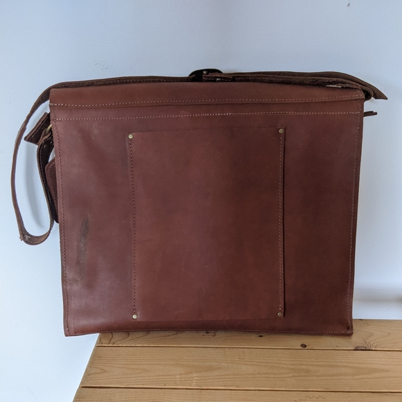 Genuine Leather Portfolio / Laptop / Messenger Bag - Picture 3 of 14